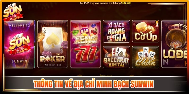 Sunwin Có Hợp Pháp Không? Góc Nhìn Toàn Diện Uy Tín 1 Thông tin về địa chỉ minh bạch