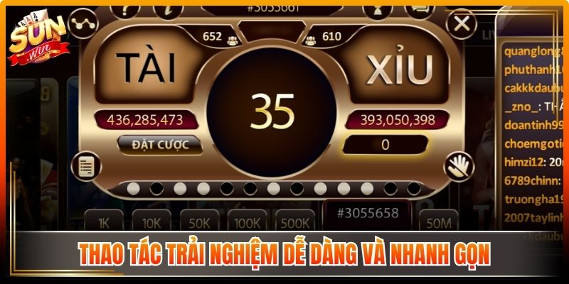 Tài Xỉu Sunwin - Hình Thức Có Luật Rõ Ràng Dễ Tiếp Cận 3 Thao tác trải nghiệm dễ dàng và nhanh gọn